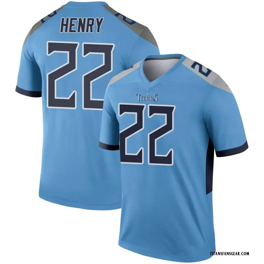 Nike Derrick Henry Tennessee Titans Youth Legend Light Blue Jersey