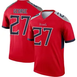 Nike Titans 27 Eddie George White Vapor Untouchable Limited Jersey