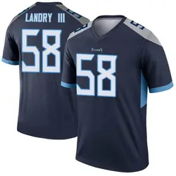 Limited Men's Harold Landry White Road Jersey - #58 Football Tennessee  Titans 100th Season Vapor Untouchable